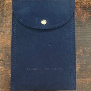 Blue Suede Men's Bag